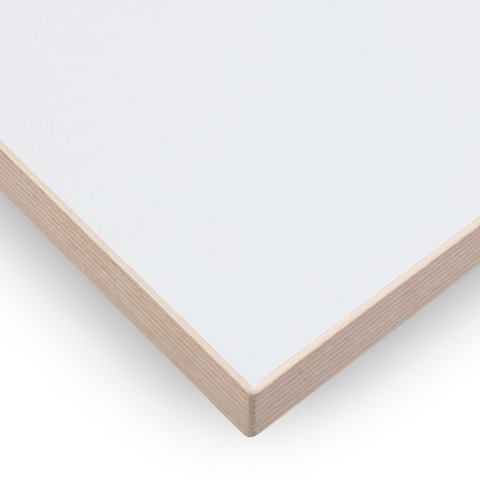 Modulor table top for Kids, melamine resin coated 25 x 680 x 1200 mm, beaded, white, edge Multipl.