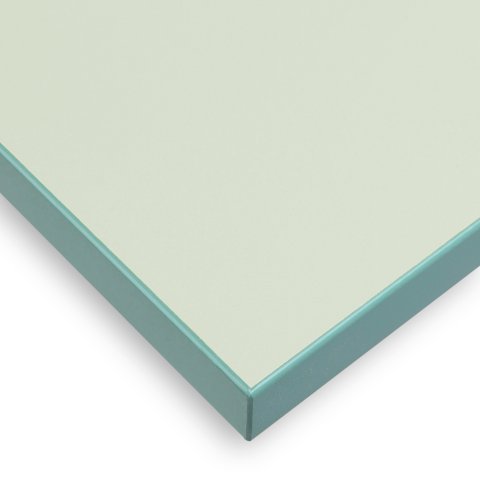 Modulor table top for Kids, melamine resin coated 25 x 680 x 1200 mm, sage, agave edge