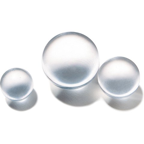 Esfera sólida de vidrio acrílico XT, transparente ø 6,4 mm