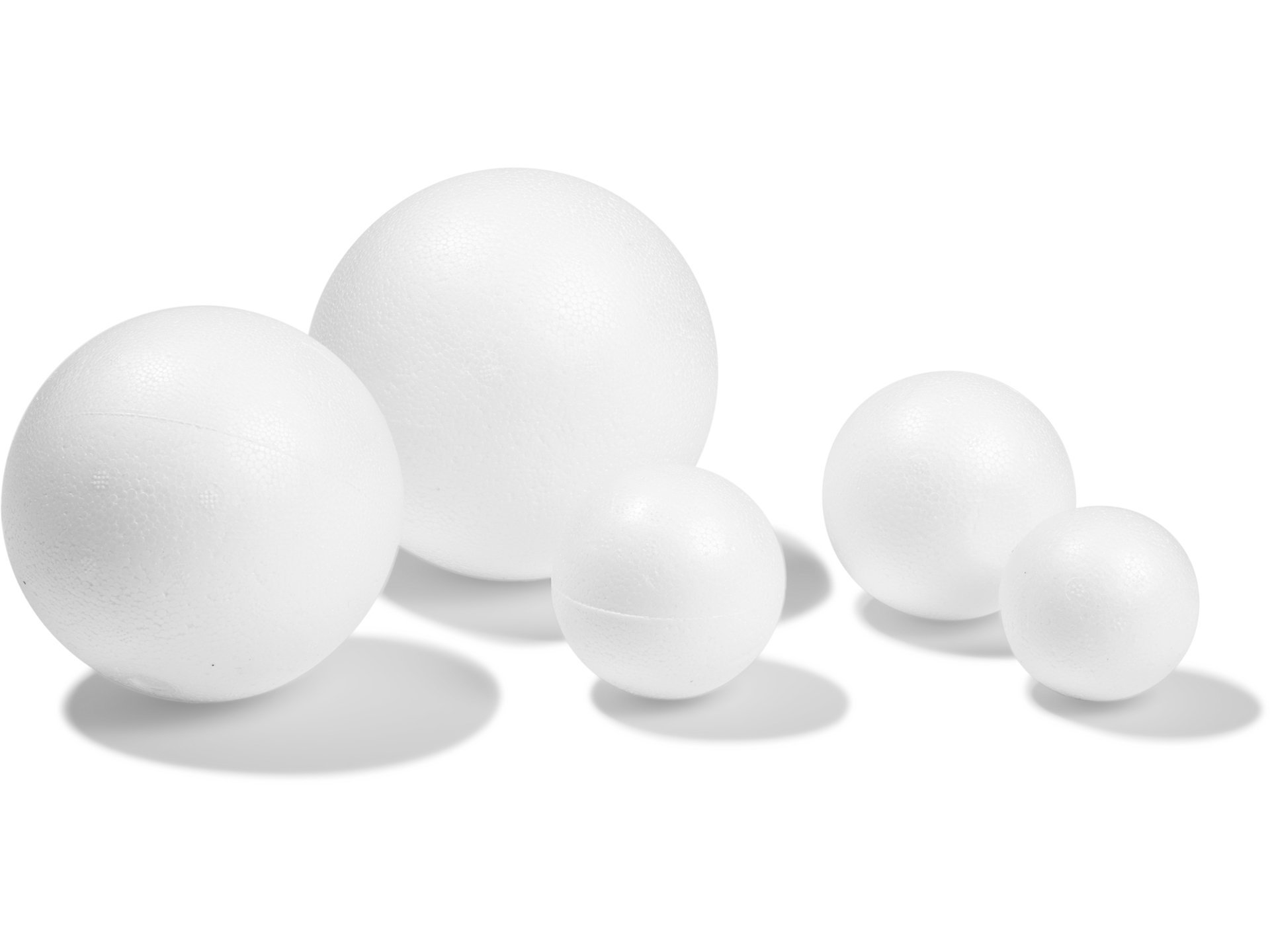 Spheres, PolyBalls, Styrofoam, Decofoam, PS Polystyrene Balls X 50-3 cm dia 