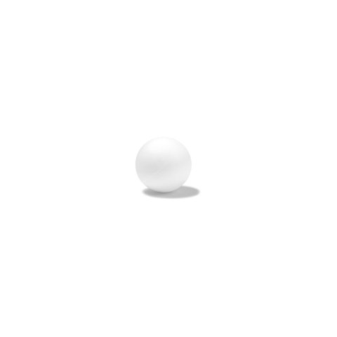 Polystyrene foam ball single piece, solid, ø 60.0 mm