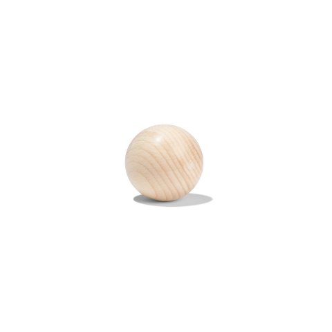 Esfera de madera de haya, no perforada, en bruto ø 35,0 mm