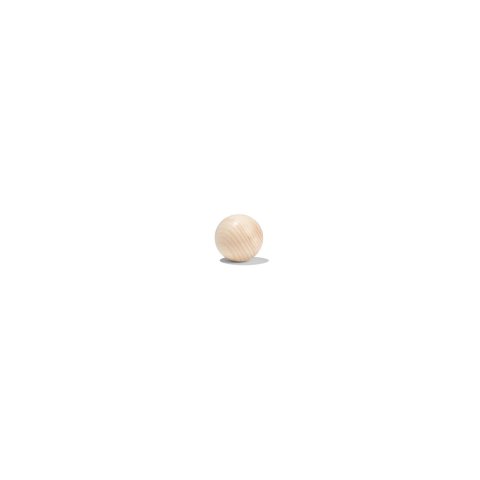 Beechwood ball, not drilled, raw ø 15.0 mm, 100 pieces