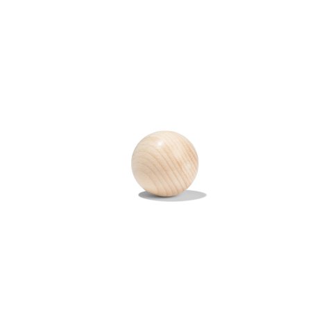 Esfera de madera de haya, no perforada, en bruto ø 30,0 mm
