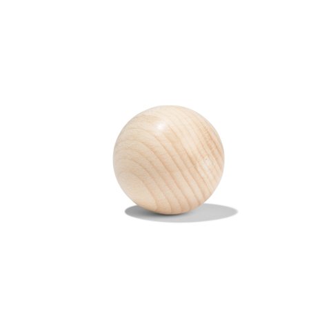 Esfera de madera de haya, no perforada, en bruto ø 50,0 mm