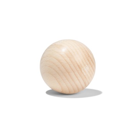 Esfera de madera de haya, no perforada, en bruto ø 60,0 mm