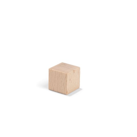 Cubo de madera de haya, en bruto b = 20.0 mm
