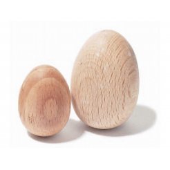 Uovo in legno di faggio, grezzo
