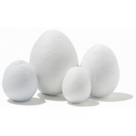 Huevo de algodón, blanco ø 30 x 38 mm, 50 units