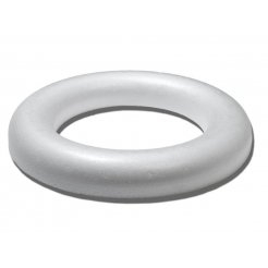 Polystyrene foam ring, flat