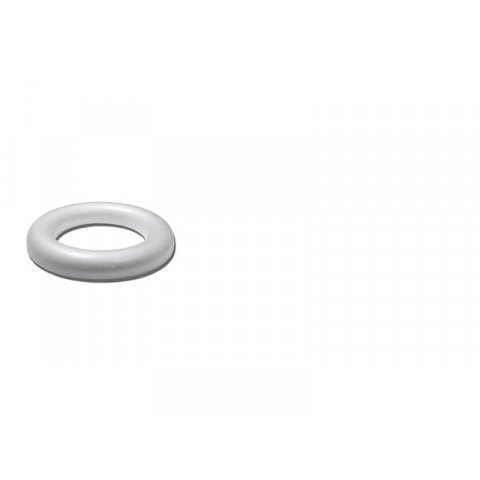 Polystyrene foam ring, flat ø 120 x 25 x 17 mm