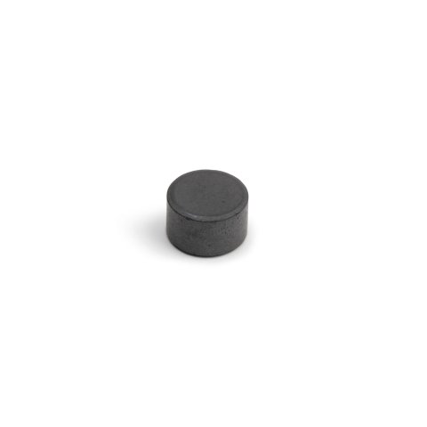 Round magnets, hard ferrite, black ø 10 mm, h=6 mm
