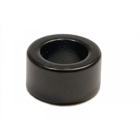 Magnete ad anello in neodimio, nero ø 9.4 mm, inner ø 6 mm, h=5 mm, N 42, 4 units