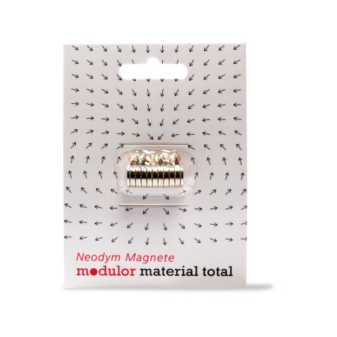 Dischi magnetici al neodimio, autoadesivi ø 10 mm, h = 1.0 mm, N 35, 20 units