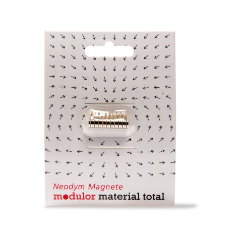 Magnetic disk, neodymium, self-adhesive ø 6 mm, h = 1,0 mm, N 35, 20 pieces
