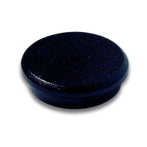 Round magnet with plastic cap ø 32 mm, h = 7.5 mm, adhesive force 8 N, black