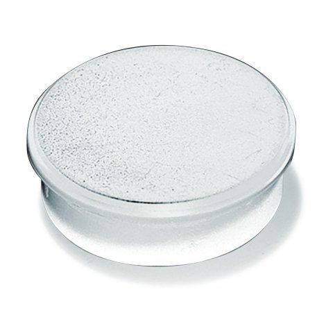 Round power magnet with plastic cap ø 38 mm, h=13.5 mm,adhesive force ca. 25 N, white