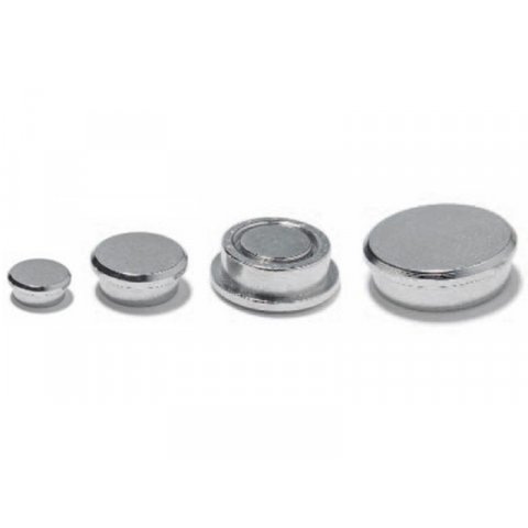 Round magnet, neodymium with steel cap ø 10 mm, h = 8 mm, adhesive force N 20