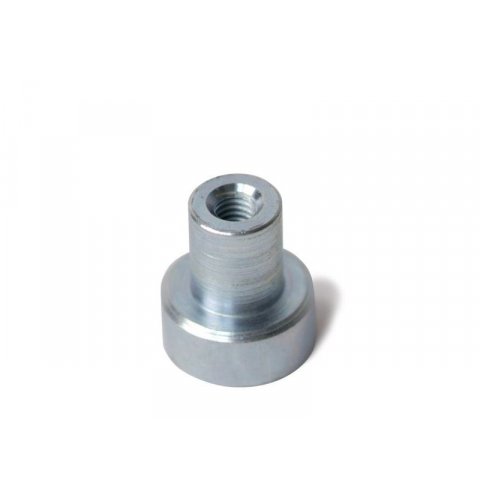 Round (grip) magnets with threaded bushing, silver ø 10 mm, adhesive force 25 N, thread M3