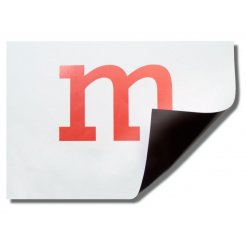 Magnetfolie Permaflex, papierbeschichtet, weiß
