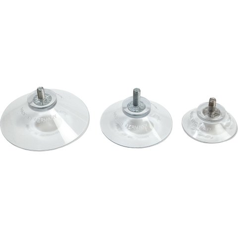 Suction cup with threaded screw ø 30.0 mm, thread M4, l=6.0 mm