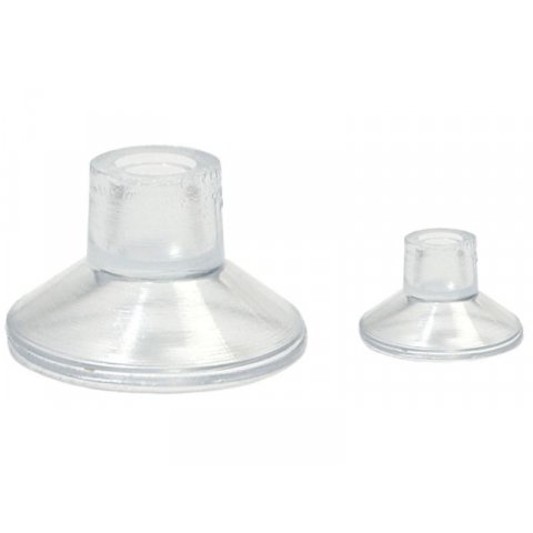 Suction cup with vertical hole ø 18.0 mm, cylinder ø 8.0 mm, hole ø 4.0 mm