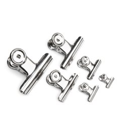 Briefklemmer vernickelt, runder Griff