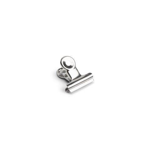 Pinza de pala fija, niquelada, empuñadura redonda b=20 mm, agujero ø aprox. 3,5 mm