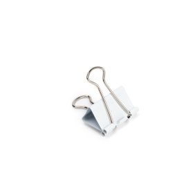 Foldback-Clips farbig b=32 mm, weiß