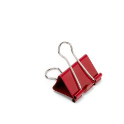 Pinza de pala abatible Foldback, de color b=41 mm, rojo
