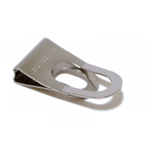 Clip giapponese silver nickel-plated, w=10 mm, 10 units