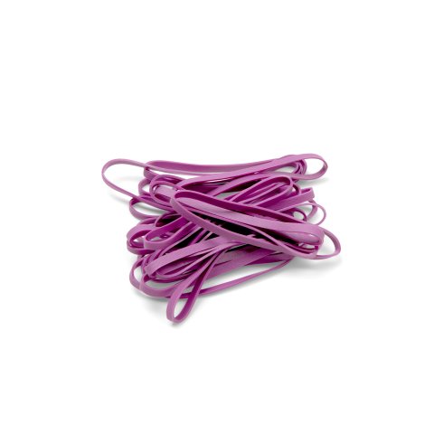 Cintas de goma de elastómeros termoplásticos aprox. 90 x 4 mm, púrpura, 25 piezas