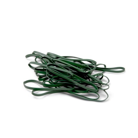 TPE rubber bands approx. 90 x 4 mm, olive green, 25 pieces