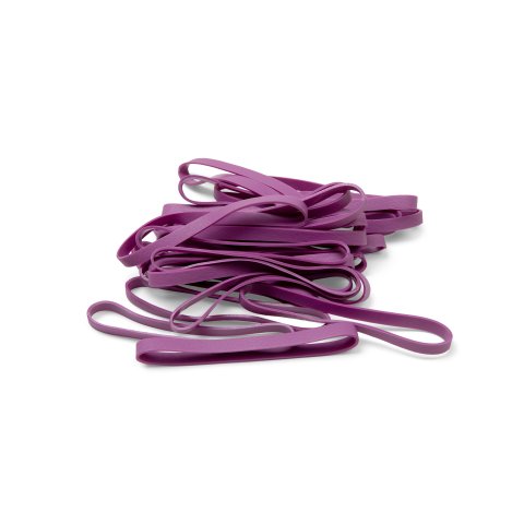 TPE rubber bands approx. 90 x 6 mm, purple, 25 pieces