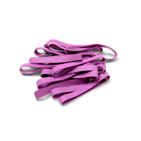 TPE rubber bands approx. 90 x 10 mm, purple, 20 pieces