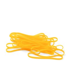 TPE Gummibänder ca. 90 x 4 mm, neonorange, ca. 500 Stück
