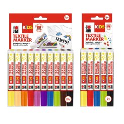 Marabu Textil fabric crayon, set children