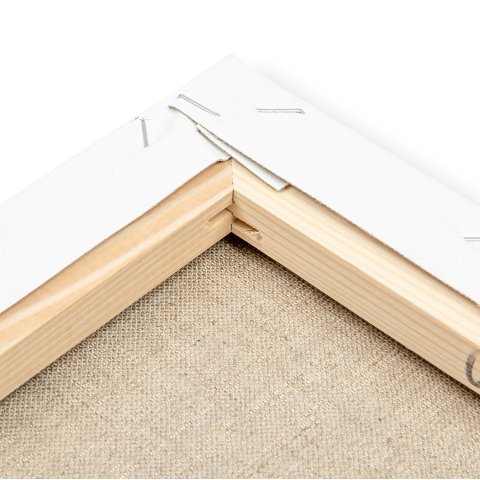 Universalkeilrahmen Profiqualität, weiß bespannt, Leinengewebe, 450 g/m², 40 x 50 cm