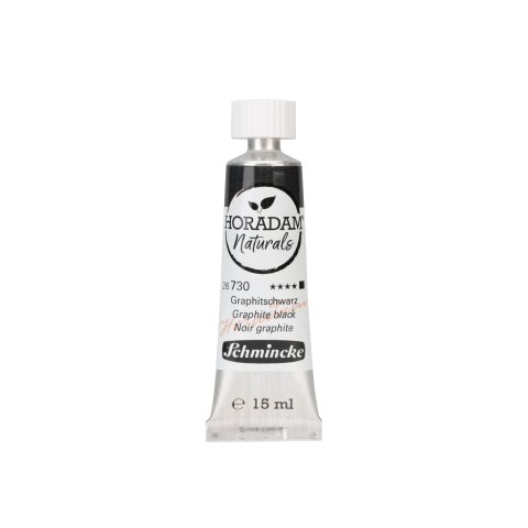 Schmincke Acuarela Horadam Naturals Tubo, 15 ml, negro grafito (730)