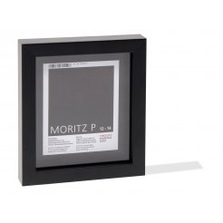 Objektrahmen Holz Moritz P 12 x 14 cm, schwarz