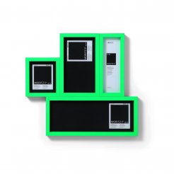 Moritz P wood frame for objects 12 x 14 cm, luminous green (RAL 6038)
