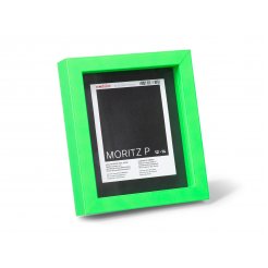 Struttura dell'oggetto legno Moritz P 12 x 14 cm, verde fluorescente (RAL 6038)