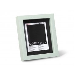 Moritz P wood frame for objects 12 x 14 cm, tea green (RAL 150 70 10)