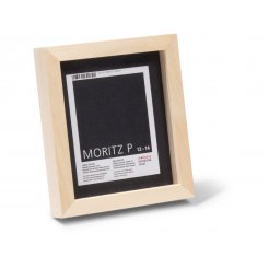 Moritz P wood frame for objects 12 x 14 cm,  basswood natural