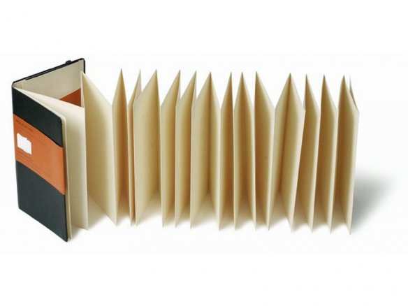 Moleskine accordion album, scetch-book, Japanese