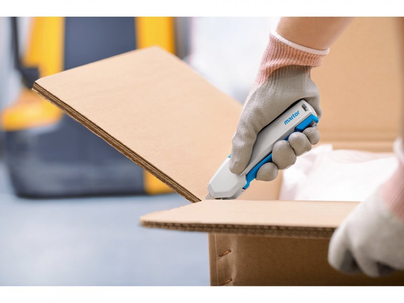 MARTOR SECUPRO 625 – Coltello Di Sicurezza Professionale Con Lama In Acciaio Inox, A Rientro Automatico, Per Destri E Mancini