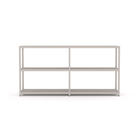 Modulor Regal M4.3 785x1575x400mm, Pfefferweiß, RAL 090 85 05, FS