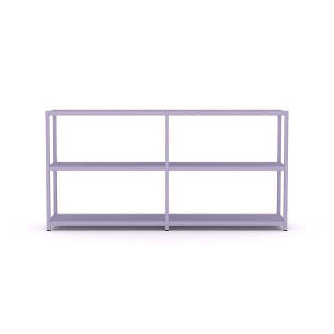 Modulor Regal M4.3 785x1575x400mm, Eislila, RAL Design 300 80 15, FS