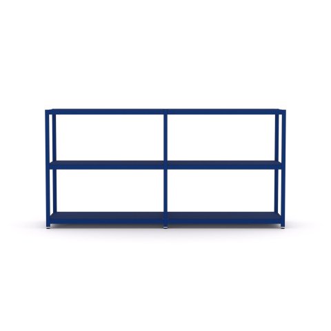 Scaffale Modulor M4.3 785x1575x400mm, blu oltremare, RAL 5002, FS