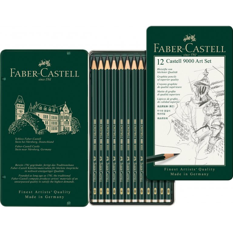 Lápiz Faber-Castell Castell 9000, set